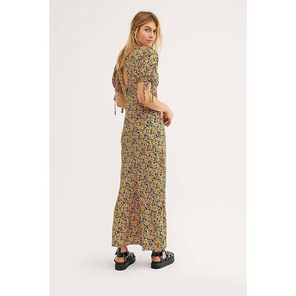 NEW FREE PEOPLE MODLY IN LOVE PRINTED MAXI DRESS - Picture 3 of 4
